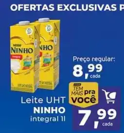 Cometa Supermercados Leite UHT NINHO integral 1l oferta