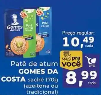 Cometa Supermercados Patê de atum gomes da costa oferta