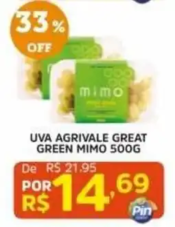 Pinheiro Supermercado uva agrivale great green mimo oferta