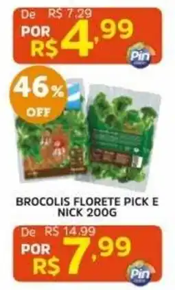 Pinheiro Supermercado brocolis florete pick e nick oferta