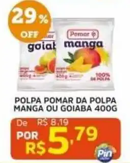 Pinheiro Supermercado Polpa pomar da polpa manga ou goiaba oferta