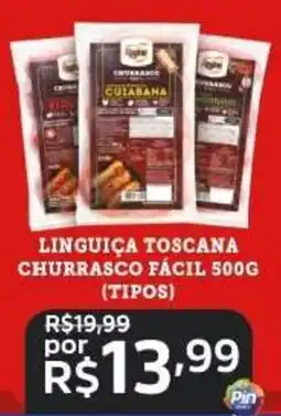 Pinheiro Supermercado Linguiça toscana churrasco fácil oferta