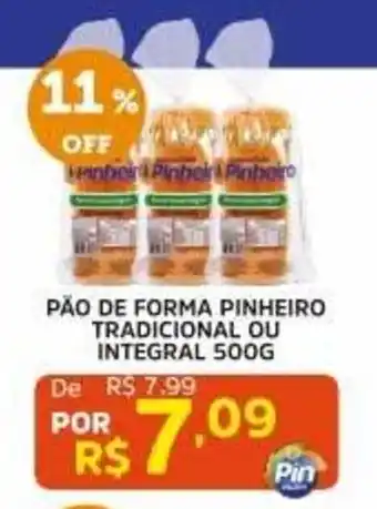 Pinheiro Supermercado Pão de forma pinheiro oferta