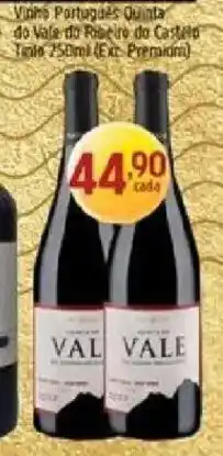 Supermercados Guanabara Vinho Português Quinta do Vale do Ribeiro do Castelo oferta