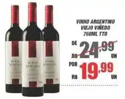 Violeta Supermercados Vinho argentino viejo viñedo tto oferta