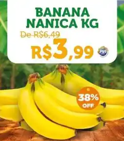 Pinheiro Supermercado Banana nanica oferta