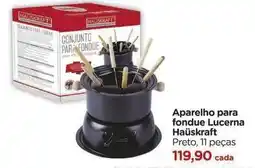 Carrefour Hauskraft - aparelho para fondue oferta