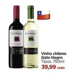 Carrefour Gato negro - vinho chileno oferta