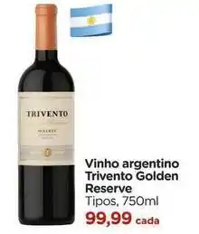 Carrefour Golden - vinho argentino trivento reserve oferta
