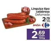 Carrefour Linguiça tipo calabresa oferta