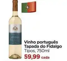 Carrefour Português - vinho tapada do fidalgo oferta