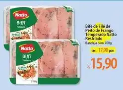 Atacadão Natto - bife de filé de peito de frango temperado oferta