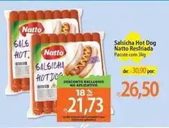 Atacadão Natto - salsicha hot dog oferta