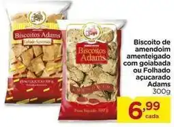 Carrefour Adams - biscoito de amendoim amenteijado com goiabada ou folhado acucarado oferta