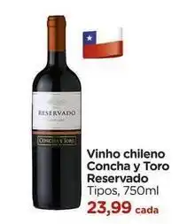 Carrefour Concha y toro - vinho chileno reservado oferta