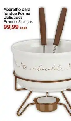 Carrefour Utility - aparelho para fondue forma oferta