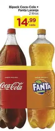 Carrefour Coca-cola - bipack + fanta laranja oferta