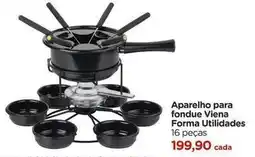 Carrefour Viena - aparelho para fondue forma utilidades oferta