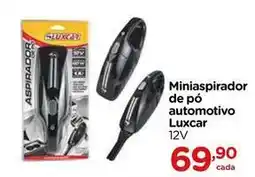 Carrefour Luxcar - miniaspirador de pó automotivo oferta