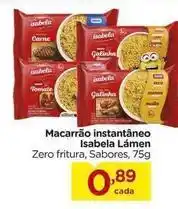 Carrefour Isabela - macarrão instantâneo oferta