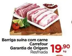 Carrefour Carrefour - barriga suína com carne garantia de origem oferta