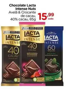 Carrefour Lacta - chocolate intense nuts oferta