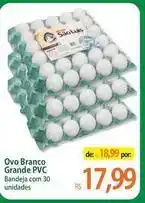 Atacadão Ovo branco grande pvc oferta