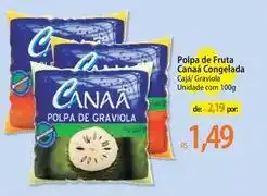 Atacadão Canaã - polpa de fruta oferta