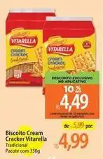 Atacadão Vitarella - biscoito cream cracker oferta