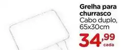 Carrefour Grelha para churrasco oferta