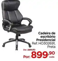 Carrefour Cadeira de escritorio presidencial oferta