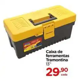 Carrefour Tramontina - caixa de ferramentas oferta