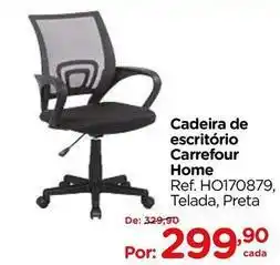 Carrefour Carrefour - cadeira de escritorio home oferta
