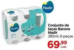 Carrefour Nadir - conjunto de taças barone oferta