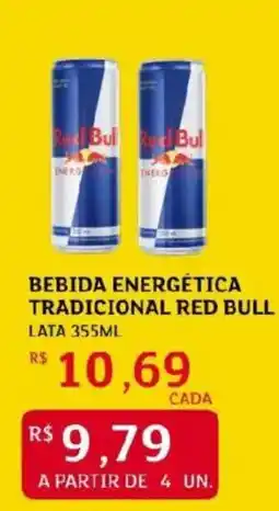 Assaí Atacadista Bebida energética tradicional red bull oferta