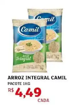 Assaí Atacadista Arroz integral camil oferta