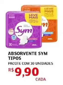 Assaí Atacadista Absorvente sym tipos oferta
