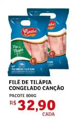 Assaí Atacadista Filé de tilápia congelado canção oferta