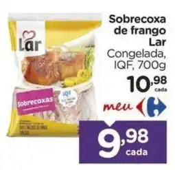Carrefour Sobrecoxa de frango Lar oferta