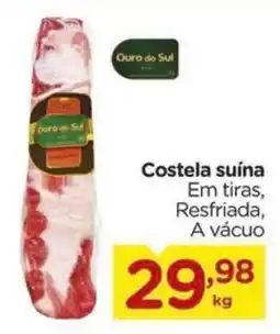 Carrefour Costela suína em tiras, resfriada, a vácuo oferta