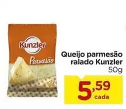 Carrefour Queijo parmesão ralado kunzler oferta