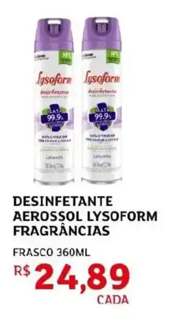 Assaí Atacadista Desinfetante aerossol lysosform fragrâncias oferta