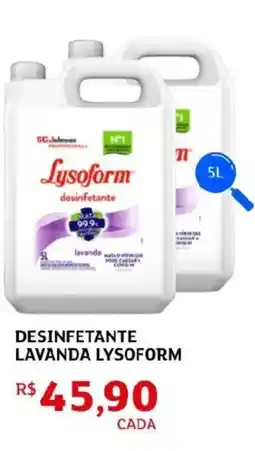 Assaí Atacadista Desinfetante lavanda lysoform oferta