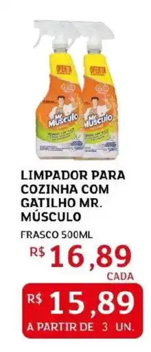 Assaí Atacadista Limpador para cozinha com gatilho mr. músculo oferta