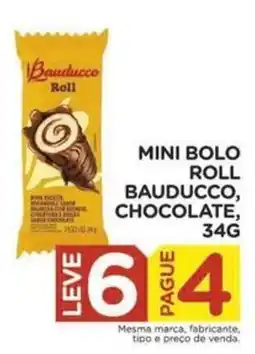 Carrefour mini bolo roll bauducco, chocolate oferta