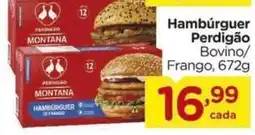 Carrefour Hambúrguer perdigão bovino/frango oferta