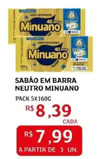 Assaí Atacadista Sabão em barra neutro minuano oferta