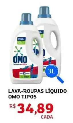 Assaí Atacadista Lava-roupas líquido omo tipos oferta