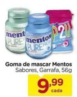 Carrefour Goma de mascar Mentos Sabores, Garrafa oferta