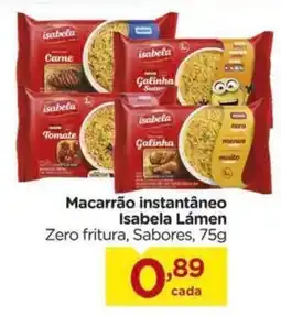 Carrefour Macarrão instantâneo Isabela Lámen oferta